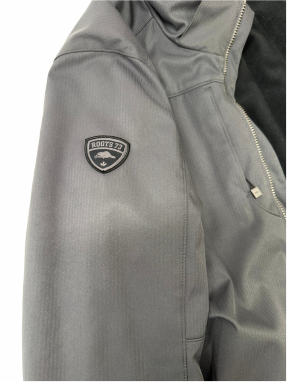 Men's Roots73 Performance Softshell Full Zip Jacket XL Grey - Picture 7 of 10